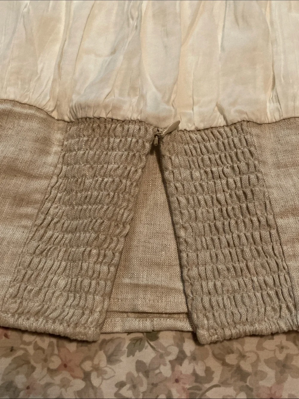 Reformation Alayna Linen Corset Top